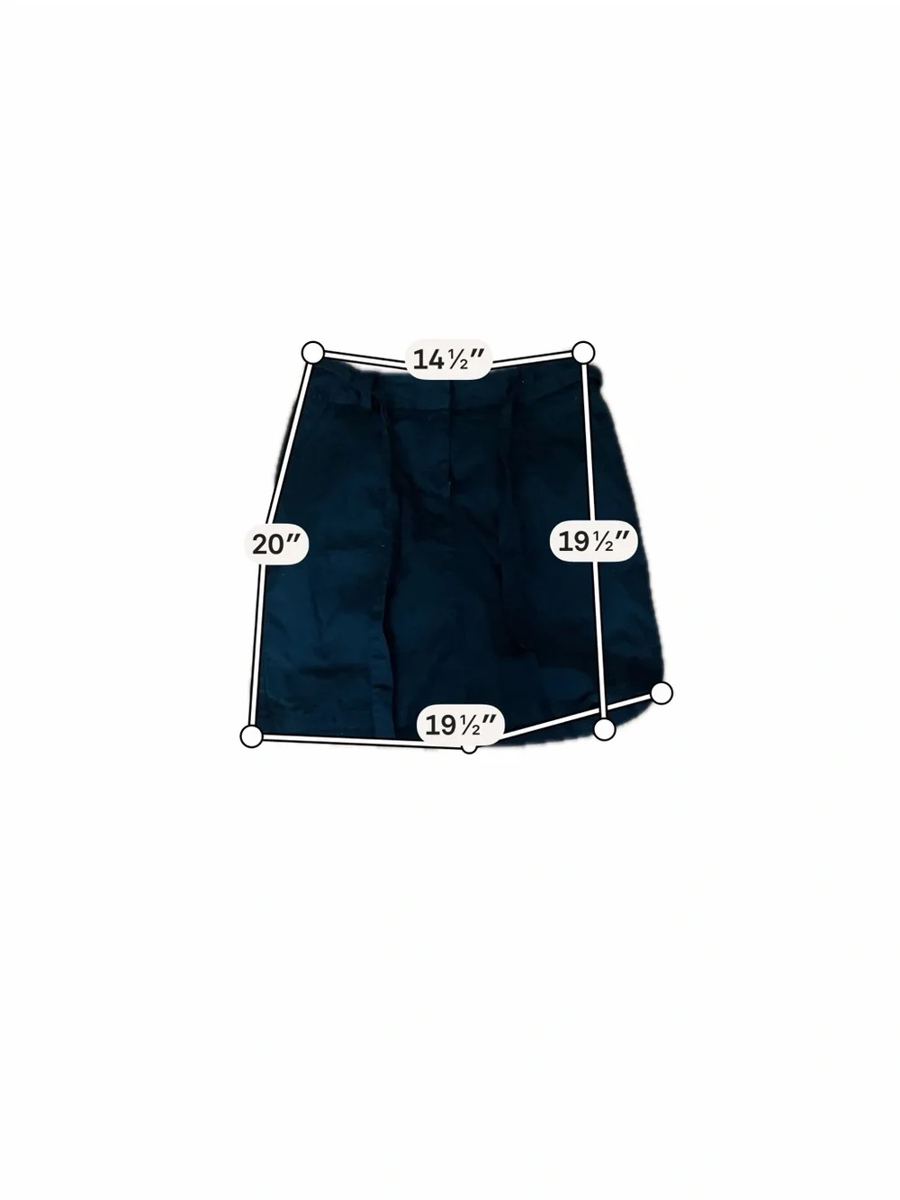 Croft & Barrow Black Stretch A-Line Mini Skirt Size 6
